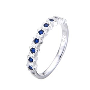 Anillo de Estrellas Azules