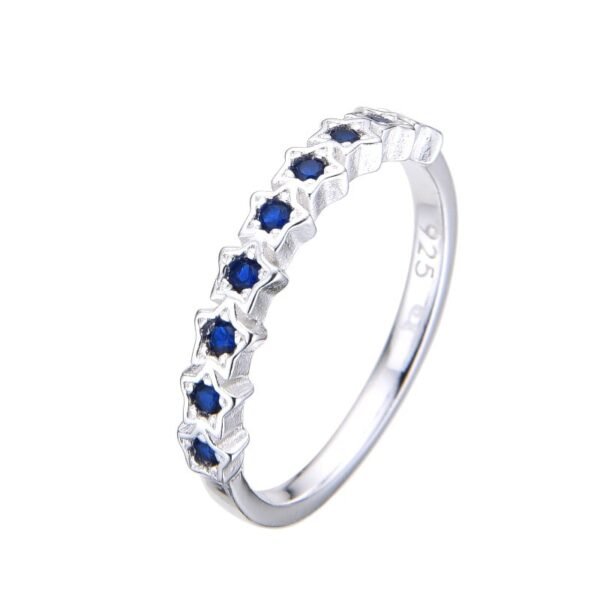 Anillo de Estrellas Azules