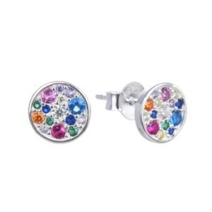 Aretes Arcoíris Brillante