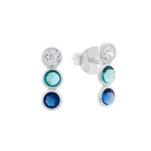 Aretes Degradé Azul