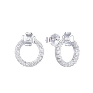 Aretes Círculo con Moño