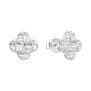Aretes Flor Texturizada