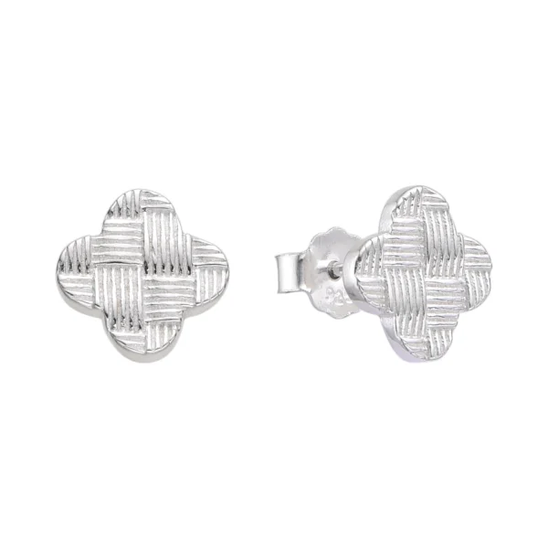 Aretes Flor Texturizada